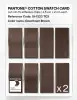 Product image 5 of the product “PANTONE® COTTON SWATCH CARD 19-1223 TCX Downtown Brown ”