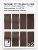 Product image 5 of the product “PANTONE® COTTON SWATCH CARD 19-1432 TCX Chocolate Fondant ”