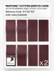 Product image 5 of the product “PANTONE® COTTON SWATCH CARD 19-1724 TCX Cabernet ”