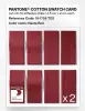 Product image 5 of the product “PANTONE® COTTON SWATCH CARD 19-1758 TCX Haute Red ”