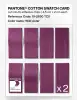 Product image 5 of the product “PANTONE® COTTON SWATCH CARD 19-2630 TCX Wild Aster ”