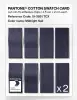 Product image 5 of the product “PANTONE® COTTON SWATCH CARD 19-3851 TCX Midnight Sail ”