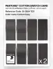 Product image 5 of the product “PANTONE® COTTON SWATCH CARD 19-3904 TCX Carbon Copy ”