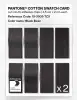 Product image 5 of the product “PANTONE® COTTON SWATCH CARD 19-3909 TCX Black Bean ”