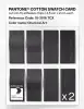 Product image 5 of the product “PANTONE® COTTON SWATCH CARD 19-3916 TCX Charcoal Art ”