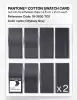 Product image 5 of the product “PANTONE® COTTON SWATCH CARD 19-3930 TCX Odyssey Gray ”