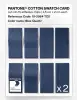 Product image 5 of the product “PANTONE® COTTON SWATCH CARD 19-3964 TCX Blue Quartz ”