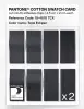 Product image 5 of the product “PANTONE® COTTON SWATCH CARD 19-4010 TCX Total Eclipse ”