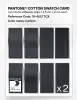 Product image 5 of the product “PANTONE® COTTON SWATCH CARD 19-4012 TCX Carbon ”
