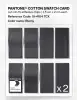Product image 5 of the product “PANTONE® COTTON SWATCH CARD 19-4104 TCX Ebony ”