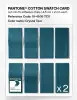 Product image 5 of the product “PANTONE® COTTON SWATCH CARD 19-4536 TCX Crystal Teal ”