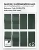 Product image 5 of the product “PANTONE® COTTON SWATCH CARD 19-5513 TCX Dark Green ”