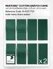 Product image 5 of the product “PANTONE® COTTON SWATCH CARD 19-6027 TCX Green Jacket ”