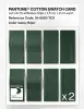 Product image 5 of the product “PANTONE® COTTON SWATCH CARD 19-6050 TCX Eden ”