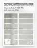 Product image 6 of the product “PANTONE® COTTON SWATCH CARD 11-4301 TCX Lily White ”