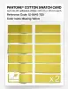 Product image 6 of the product “PANTONE® COTTON SWATCH CARD 12-0643 TCX Blazing Yellow ”