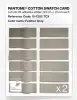 Product image 6 of the product “PANTONE® COTTON SWATCH CARD 15-1305 TCX Feather Gray ”
