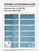 Product image 6 of the product “PANTONE® COTTON SWATCH CARD 15-4421 TCX Blue Grotto ”