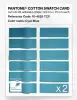 Product image 6 of the product “PANTONE® COTTON SWATCH CARD 16-4529 TCX Cyan Blue ”