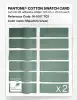 Product image 6 of the product “PANTONE® COTTON SWATCH CARD 16-5917 TCX Malachite Green ”
