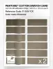 Product image 6 of the product “PANTONE® COTTON SWATCH CARD 17-1019 TCX Elmwood ”