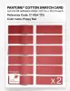 Product image 6 of the product “PANTONE® COTTON SWATCH CARD 17-1664 TCX Poppy Red ”