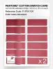 Product image 6 of the product “PANTONE® COTTON SWATCH CARD 17-1753 TCX Geranium ”