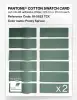 Product image 6 of the product “PANTONE® COTTON SWATCH CARD 18-5622 TCX Frosty Spruce ”