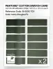 Product image 6 of the product “PANTONE® COTTON SWATCH CARD 19-0220 TCX Douglas Fir ”