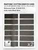 Product image 6 of the product “PANTONE® COTTON SWATCH CARD 19-0608 TCX Black Olive ”