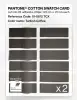 Product image 6 of the product “PANTONE® COTTON SWATCH CARD 19-0812 TCX Turkish Coffee ”