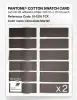 Product image 6 of the product “PANTONE® COTTON SWATCH CARD 19-1216 TCX Chocolate Martini ”