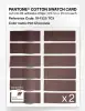 Product image 6 of the product “PANTONE® COTTON SWATCH CARD 19-1325 TCX Hot Chocolate ”