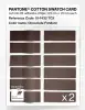 Product image 6 of the product “PANTONE® COTTON SWATCH CARD 19-1432 TCX Chocolate Fondant ”