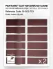 Product image 6 of the product “PANTONE® COTTON SWATCH CARD 19-1535 TCX Syrah ”