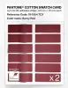 Product image 6 of the product “PANTONE® COTTON SWATCH CARD 19-1554 TCX Savvy Red ”