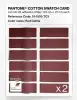 Product image 6 of the product “PANTONE® COTTON SWATCH CARD 19-1555 TCX Red Dahlia ”