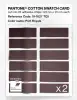 Product image 6 of the product “PANTONE® COTTON SWATCH CARD 19-1627 TCX Port Royale ”