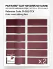 Product image 6 of the product “PANTONE® COTTON SWATCH CARD 19-1650 TCX Biking Red ”