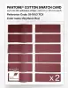 Product image 6 of the product “PANTONE® COTTON SWATCH CARD 19-1653 TCX Rhythmic Red ”