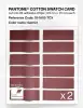 Product image 6 of the product “PANTONE® COTTON SWATCH CARD 19-1655 TCX Garnet ”