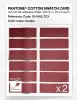 Product image 6 of the product “PANTONE® COTTON SWATCH CARD 19-1662 TCX Samba ”