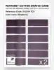 Product image 6 of the product “PANTONE® COTTON SWATCH CARD 19-2814 TCX Wineberry ”