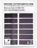 Product image 6 of the product “PANTONE® COTTON SWATCH CARD 19-3520 TCX Blackberry Cordial ”
