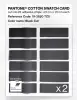 Product image 6 of the product “PANTONE® COTTON SWATCH CARD 19-3820 TCX Black Cat ”