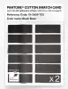 Product image 6 of the product “PANTONE® COTTON SWATCH CARD 19-3909 TCX Black Bean ”