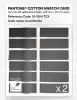 Product image 6 of the product “PANTONE® COTTON SWATCH CARD 19-3914 TCX Coal Smoke ”