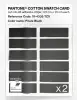 Product image 6 of the product “PANTONE® COTTON SWATCH CARD 19-4305 TCX Pirate Black ”