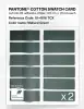 Product image 6 of the product “PANTONE® COTTON SWATCH CARD 19-4818 TCX Mallard Green ”