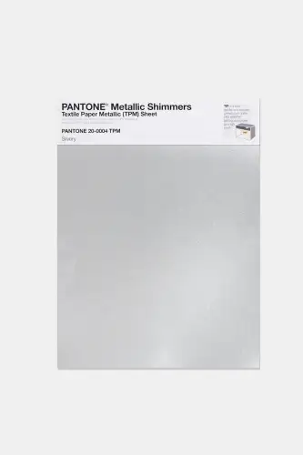 Artikelbild des Artikels “PANTONE® METALLIC SHIMMERS SHEET 20-0004 TPM Silvery “
